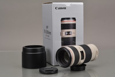 Lot 328 - A Canon EF 70-200mm f/4 L IS USM Lens