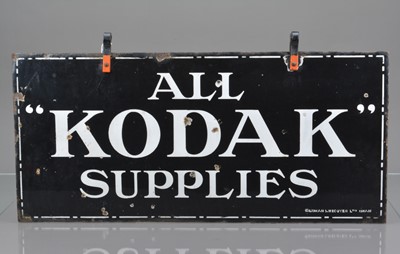 Lot 353 - A Kodak Enamelled Shop Sign