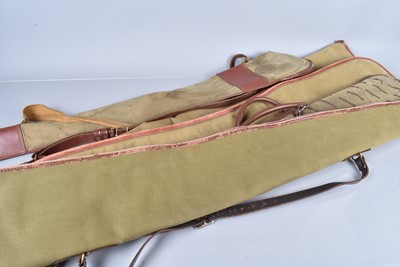 Lot 839 - A group of five vintage canvas gun slips