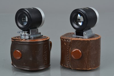 Lot 387 - Two Canon 85mm Finders
