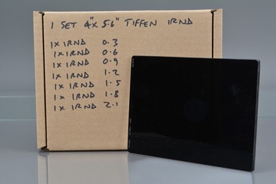 Lot 398 - A Set of Seven Tiffen 4 x 5.6 Inch IRND Glass Filters