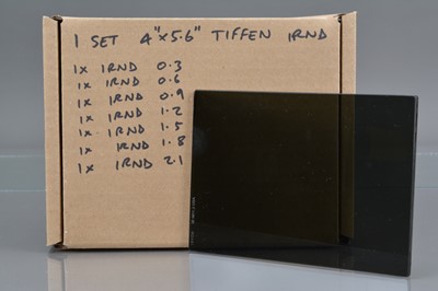 Lot 399 - A Set of Seven Tiffen 4 x 5.6 Inch IRND Glass Filters