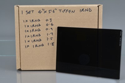 Lot 400 - A Set of Six Tiffen 4 x 5.6 Inch IRND Glass Filters