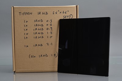 Lot 407 - A Set of Six Tiffen 6.6 x 6.6 Inch IRND Glass Filters