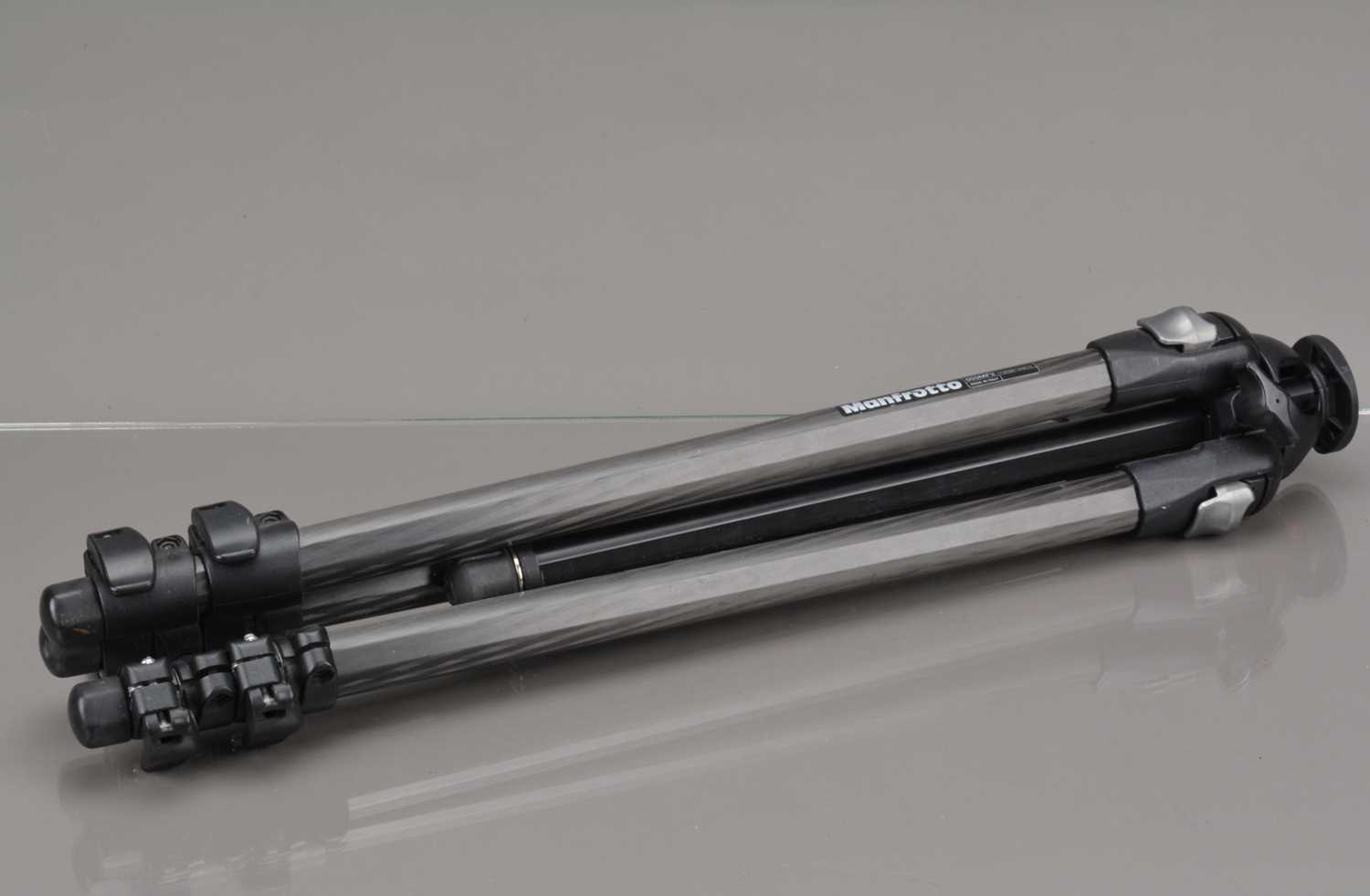 Lot 421 - A Manfrotto 055MF3 Carbon Fibre Tripod