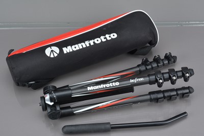 Lot 422 - A Manfrotto Befree MKBFR4-BH Carbon Fiber Tripod