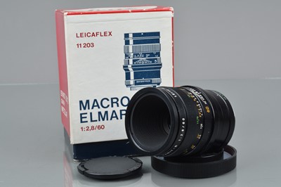 Lot 438 - A Leitz Wetzlar Macro Elmarit-R 60mm f/2.8 11 203 Lens