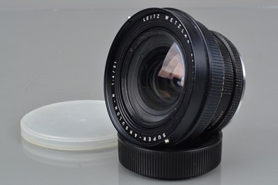 Lot 439 - A Leitz Wetzlar 21mm f/4 Super Angulon-R Lens