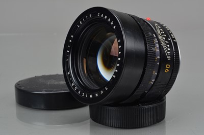 Lot 446 - A Leitz Canada 90mm f/2 Summicron-R Lens