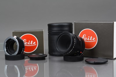 Lot 457 - A Leitz Wetzlar 60mm f/2.8 Macro Elmarit-R Lens