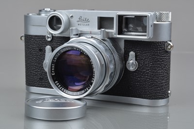 Lot 458 - A Leitz Wetzlar Leica M3 Rangefinder Camera