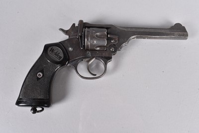 Lot 849 - A Deactivated British Webley Mark IV .38 Six Shot Revolver