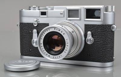 Lot 470 - A Leitz Wetzlar Leica M3 Rangefinder Camera