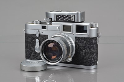 Lot 478 - A Leitz Wetzlar Leica M3 Rangefinder Camera
