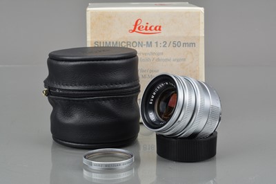 Lot 480 - A Leica 50mm f/2 Summicron-M E 39 Lens