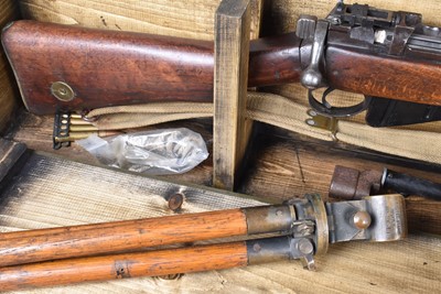 Lot 852 - A Deactivated British Enfield .303 Bolt Action sniper rifle