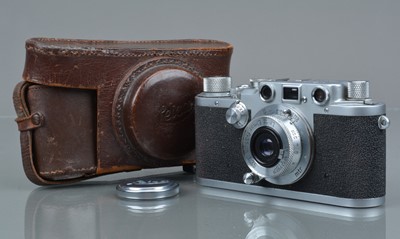 Lot 517 - A Leitz Wetzlar Leica IIIc Rangefinder Camera