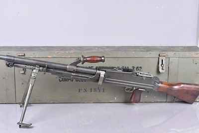 Lot 854 - A Deactivated Italian Bren MkII 30-06 cal Light Machine Gun