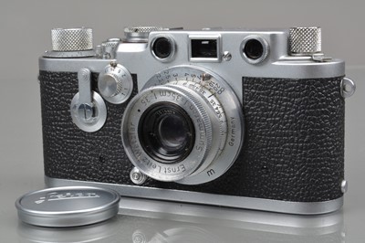 Lot 519 - A Leitz Wetzlar Leica IIIf Rangefinder Camera