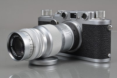 Lot 525 - A Leitz Wetzlar Leica IIf Rangefinder Camera