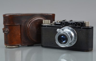 Lot 535 - A Leitz Wetzlar Leica II Model D Rangefinder Camera