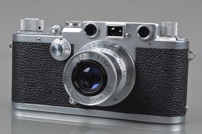Lot 537 - A Leitz Wetzlar Leica IIIf Rangefinder Camera