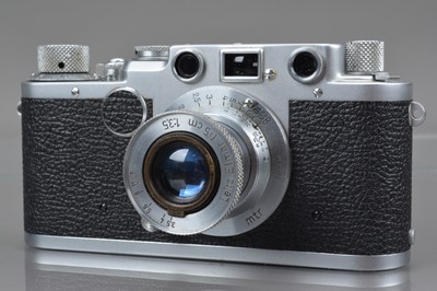 Lot 543 - A Leitz Wetzlar Leica IIf  Rangefinder Camera