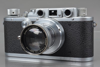 Lot 545 - A Leitz Wetzlar Leica IIIb Model G Rangefinder Camera