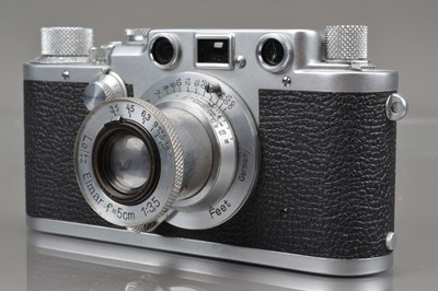 Lot 546 - A Leitz Wetzlar Leica IIIf Rangefinder Camera