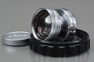 Lot 551 - A Leitz Wetzler 5cm f/2 Collapsible Summicron Lens