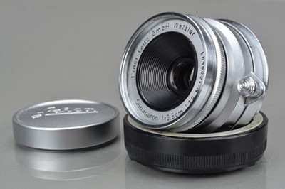 Lot 558 - A Leitz Wetzlar 3.5cm f/3.5 Summaron Lens