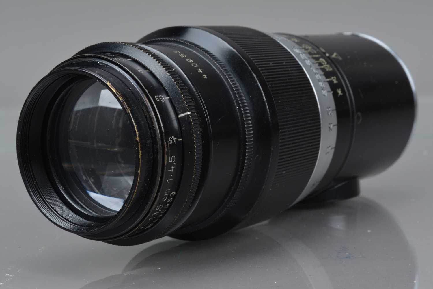 Lot 570 - A Leitz Wetzlar 13.5cm f/4.5 Hektor Lens