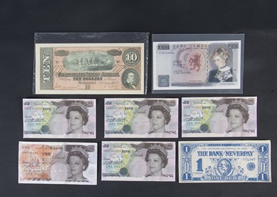 Lot 304 - A collection of Fantasy Bank notes