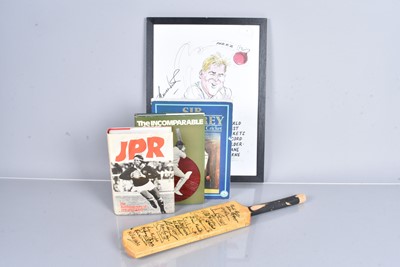 Lot 110 - Cricket Books / Bats Autographed