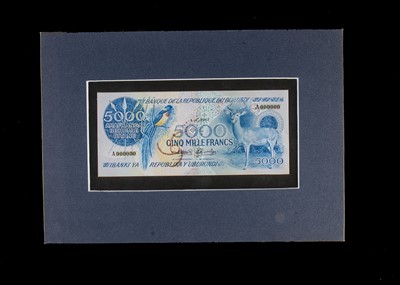 Lot 496 - Republic Bank of Burundi