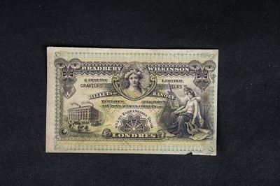 Lot 597 - A Bradbury Wilkinson & Co Ltd advertising banknote