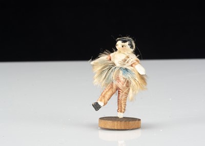 Lot 7 - An unusual Grodnerthal dolls’ house dancer doll