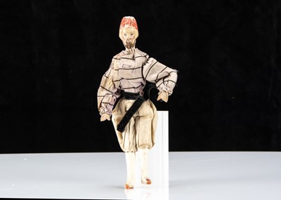 Lot 51 - A German composition ‘Alien’ headed Turkish gentleman dolls’ house doll