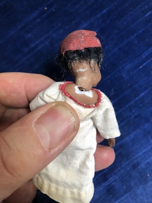 Lot 72 - A Simon & Halbig for the French market all-bisque Arab boy dolls' house doll