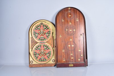 Lot 25 - Two vintage Bagatelle boards