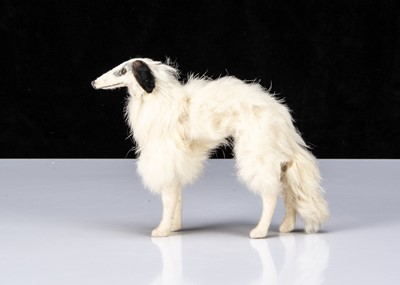 Lot 121 - A German fur covered Borzoi dog suitable companion for a fashionable doll