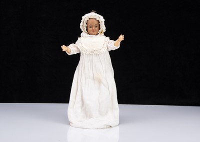 Lot 148 - A rare Bergner three faced and raced bisque headed doll