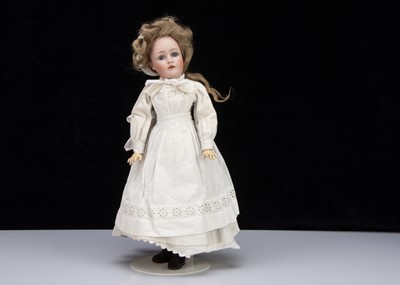 Lot 150 - A rare Kestner 162 lady doll dressed as a cook