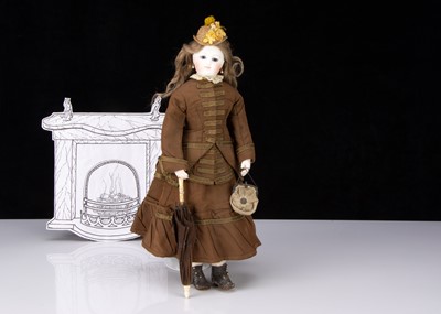 Lot 173 - A very rare ‘Lily’ Madame Lavallee-Peronne swivel head fashionable doll with label
