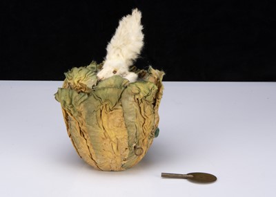 Lot 196 - A Roullet & Decamps rabbit in cabbage musical automaton