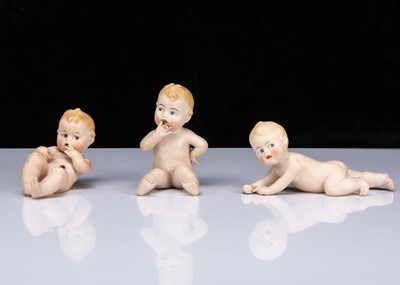 Lot 221 - Three Goebels comic bisque babies