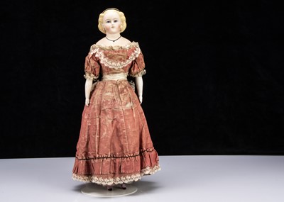 Lot 236 - A Simon & Halbig bisque shoulder-head doll