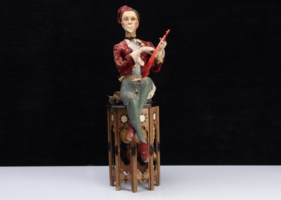 Lot 242 - A rare Gustave Vichy automaton of a Moroccan Harpist