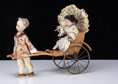 Lot 246 - A Roullet & Decamps clockwork rickshaw