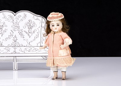 Lot 286 - A small Kestner all-bisque Mignonette type doll